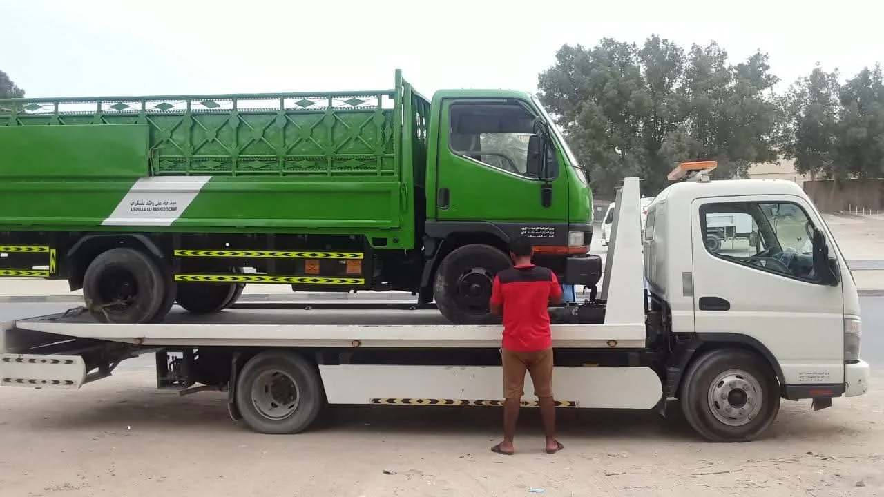 Bakht Ali Transport flatbed recovery vehicle